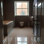 Gloss grey bathroom design – Lisburn